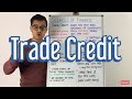 Trade Credit - Sources of Finance