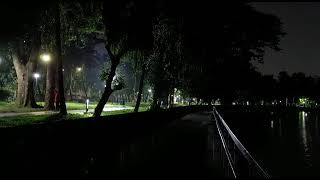 রাতের রমনা পার্ক । Ramna park at night.