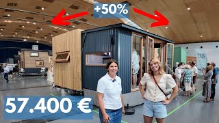 57.400 € mit XL SLIDEOUT MINI HAUS aus HOLLAND in 5 Minuten 50% mehr Platz Klapkot.NL