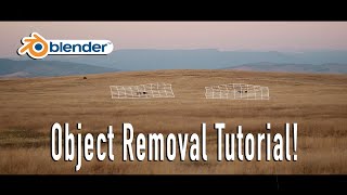 Blender tracking marker removal Tutorial: How to remove objects from your scene