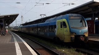 WestfalenBahn ET413+ET414 vertrekken van Rheine