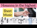 Hosanna in the highest - Easy piano tutorial