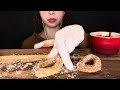 asmr crunchy churros chocolate sauce *no talking* eating sounds mukbang