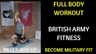 Military Full body workout | British Army Fitness |