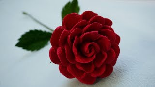 Cómo hacer Rosa (muy facil) - Rosas con una tira de papel / manualidades