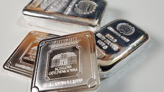 Stacking Premium silver bars!