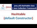 Hashtable (default Constructor) | Java Collection Framework