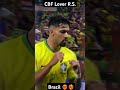 ব্রাজিল মানেই আগুন। ❤️‍🔥❤️‍🔥 brazil football cbf