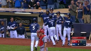 4/24/17: Thames' two homers lead Brewers to 11-7 win