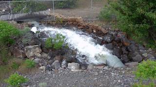 Flooding Along Highway 3, Near Riverside RV Park (Keremeos)