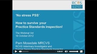 RCVS Webinar - No Stress PSS (October 2012)