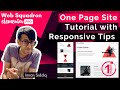 Elementor - One Page Scroll Site Tutorial - Mobile Responsiveness - 1 Hour - Menu Scroll Tips