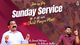 Christ Prayer Place | Sunday Live Service |15th May 2022 | Pastor Samuel Polumuri \u0026 Richards Nathan