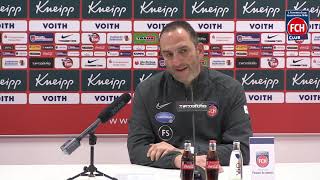 Die Pressekonferenz nach dem 1:0-Heimsieg gegen die SpVgg Greuther Fürth