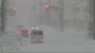 強い冬型気圧配置 日本海側中心にあすにかけ\