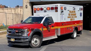 ⁴ᴷ PHILADELPHIA FIRE DEPARTMENT *** FIRST VIDEO OF BRAND NEW *** MEDIC 25 RESPONDING