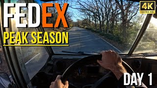 POV: FedEx Driver | Peak Season Begins (4K 60 FPS)