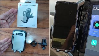 Portronics CLAMP X Car-Vent Mobile Holder Review | Best Car Mobile Holder In India