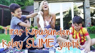 Çağla | Tıraş Köpüğü Slime - Uzay ve Kuzey Bana Yardım Etti | Anne \u0026 Çocuk