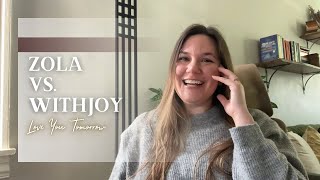 Zola vs. WithJoy: Best Wedding Website & Registry Platform?