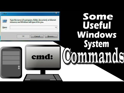 Useful Windows Commands  || CMD Run Commands For Every Windows Users|| Windows Command Line Tutorial