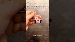 DIY Hello Kitty Kandi Charm (709)ASMR Tutorial #diy #gift #viral #shorts #asmr #usashorts