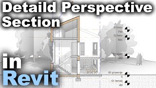 Detailed 3D Section in Revit Tutorial