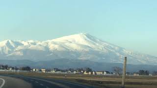 鳥海山 庄内平野 早春譜