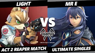 Reaper Invitational - Light (Fox) Vs. Mr. E (Lucina) Smash Ultimate - SSBU