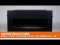 Empire Boulevard 48” Direct Vent Contemporary Fireplace