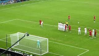 Cristiano Ronaldo scored from a free kick against De Gea \u0026 Spain (World cup 2018) 俄羅斯世界盃 C羅自由球直接得分