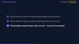 Why Are Python Strings Immutable? (Interview Answer)