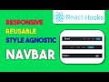 React Navbar  -CREATING A RESPONSIVE NAVBAR