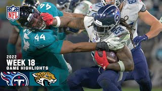Tennessee Titans vs. Jacksonville Jaguars | 2022 Week 18 Game Highlights