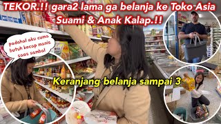 AKHIRNYA BELANJA KE TOKO ASIA LAGI‼️MALAH ABANG BULE YG KALAP BELANJA, BORONG2