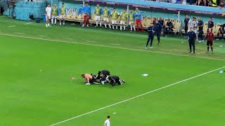 Streaker invades FIFA World Cup match 🇳🇱 v 🇦🇷  (Fan Cam) #vitaly #fifaworldcup2022 #lusailstadium