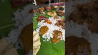 💥Unlimited non veg meals Rs 500 uh 😳 With  side dish uh 🙄🔥 Tharamana Sambhavam 🤩😇🔥💥 #shorts