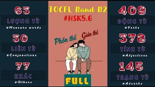 [2/2] Trọn bộ Từ vựng TOCFL Band B2 HSK5,6/ TOCFL Vocabulary Band B2 HSK5,6 (giản thể + phồn thể)