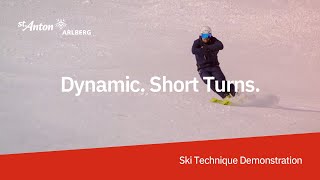 Ski Technique Demonstration | DYNAMIC Short Turns