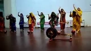 GIDHA ROUND PUNJABI DANCE| || NIMS University Chairman DR. BALVIR SINGH TOMAR | BS TOMAR