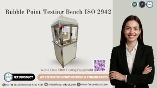 Bubble Point Testing Bench ISO 2942