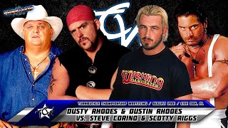 Dusty \u0026 Dustin Rhodes vs. Steve Corino \u0026 Scotty Riggs - Turnbuckle Championship Wrestling, 8/18/2001