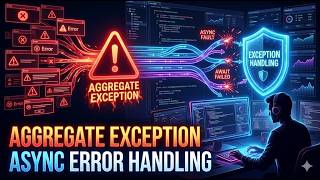 AggreGate exception, Async Exception Handling, C#
