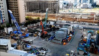 11/25UP 梅田3丁目計画!! 地上40階建て 高さ188m 複合商業ﾋﾞﾙ工事状況