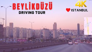 Beylikdüzü Esenyurt Driving Tour Istanbul-🇹🇷 - 4K-UHD 60 FPS  September  2021