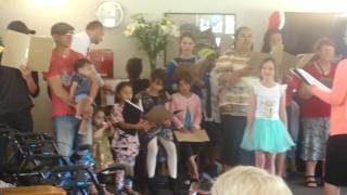 Katikati Branch singing at Lexham Park Rest Home Christmas 2016