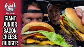 Wendy's Giant Junior Bacon Cheeseburger Food Review | Season 4, Episode 31