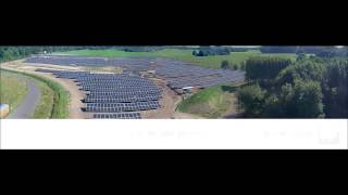 Zeitraffervideo Solarpark de Kwekerij (Hengelo, Gelderland, NL.)