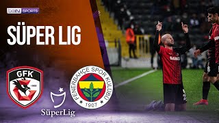 Gaziantep vs Fenerbahce | SÜPER LIG HIGHLIGHTS | 12/13/2021 | beIN SPORTS USA
