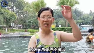 长途旅行解乏首选温泉，女司机在贺州温泉还教大妈们学游泳